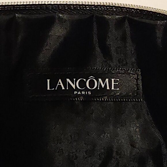 SHIMMERY LANCOME Paris Gold Travel Pouch Make Up Pouch Full Zip BNIP - Picture 3 of 8